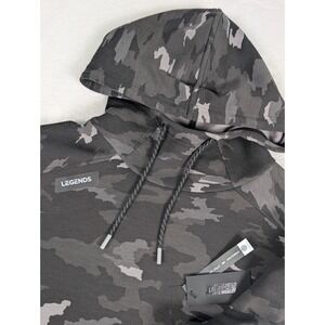 Legends Hawthorne Hoodie Mens Small Black Gray Camo NWT